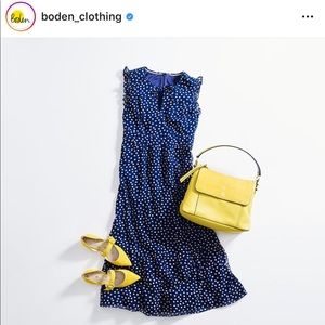 Boden Sleeveless Navy Dress